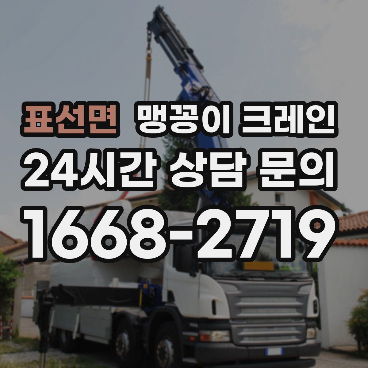 표선면 맹꽁이 크레인