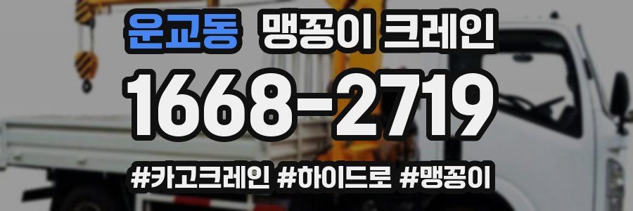 운교동 맹꽁이 크레인