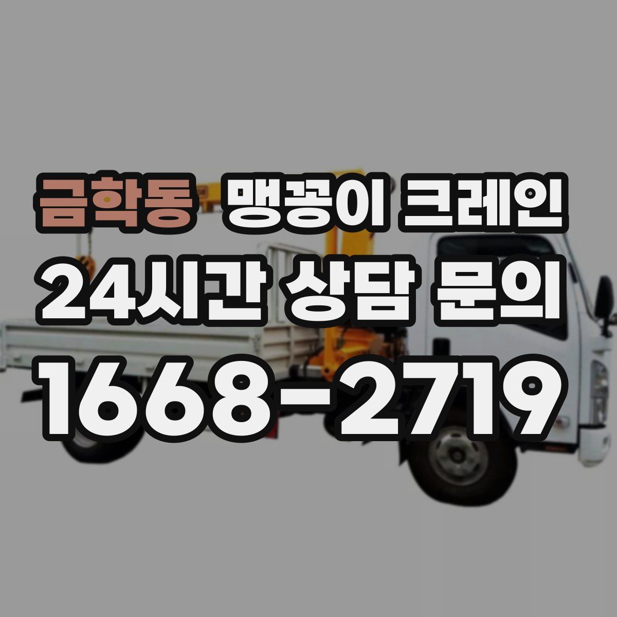 금학동 맹꽁이 크레인