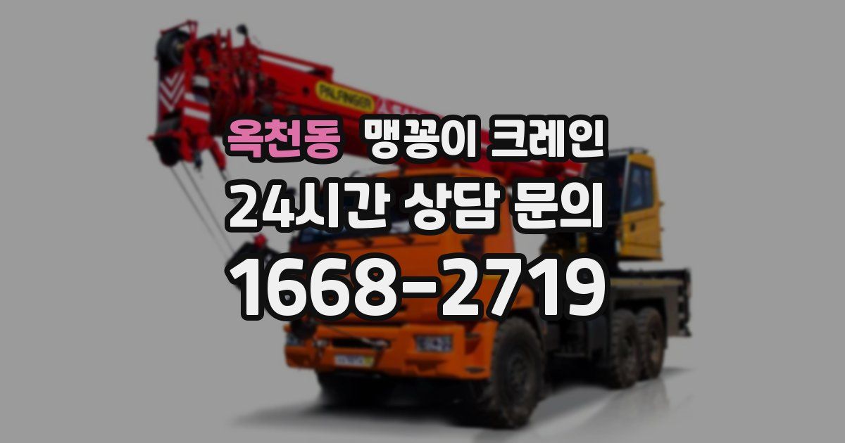 옥천동 맹꽁이 크레인