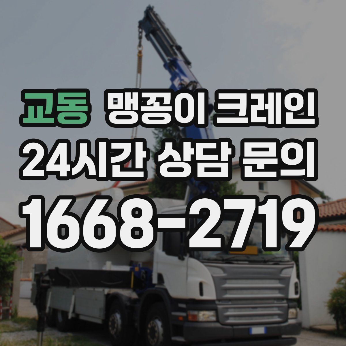 교동 맹꽁이 크레인