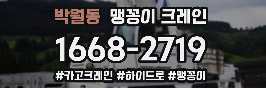 박월동 맹꽁이 크레인