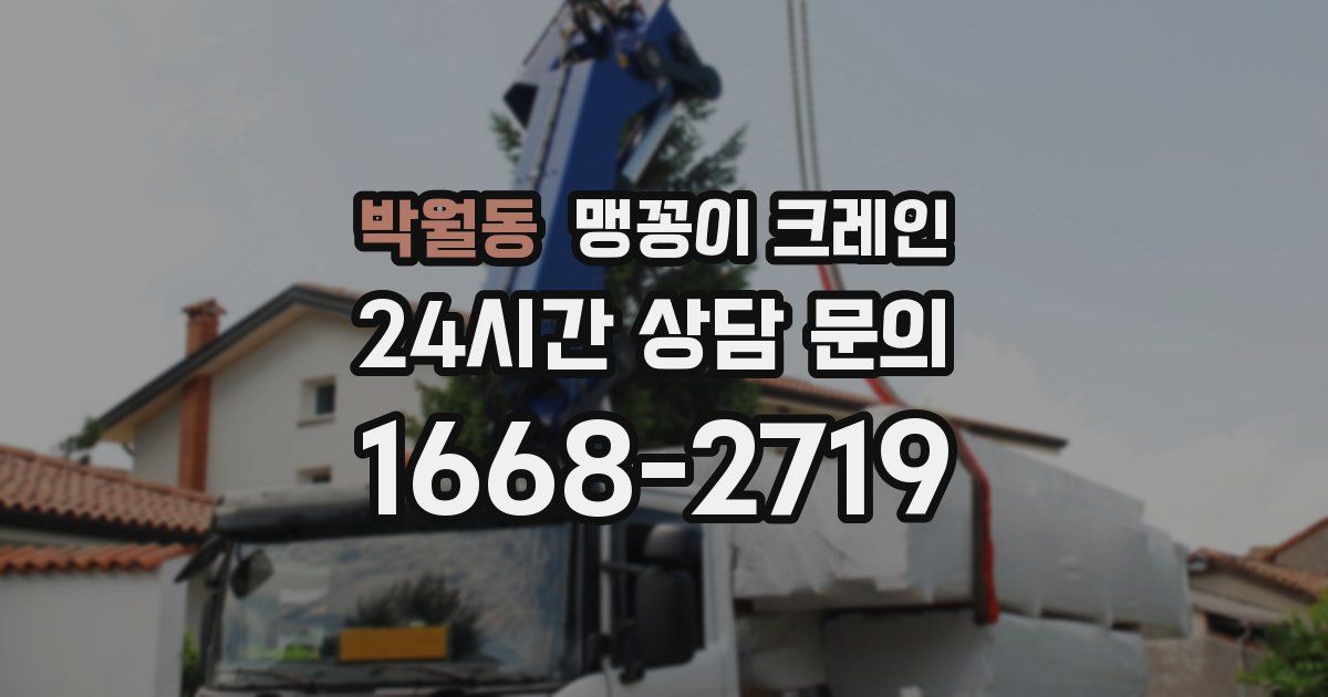 박월동 맹꽁이 크레인