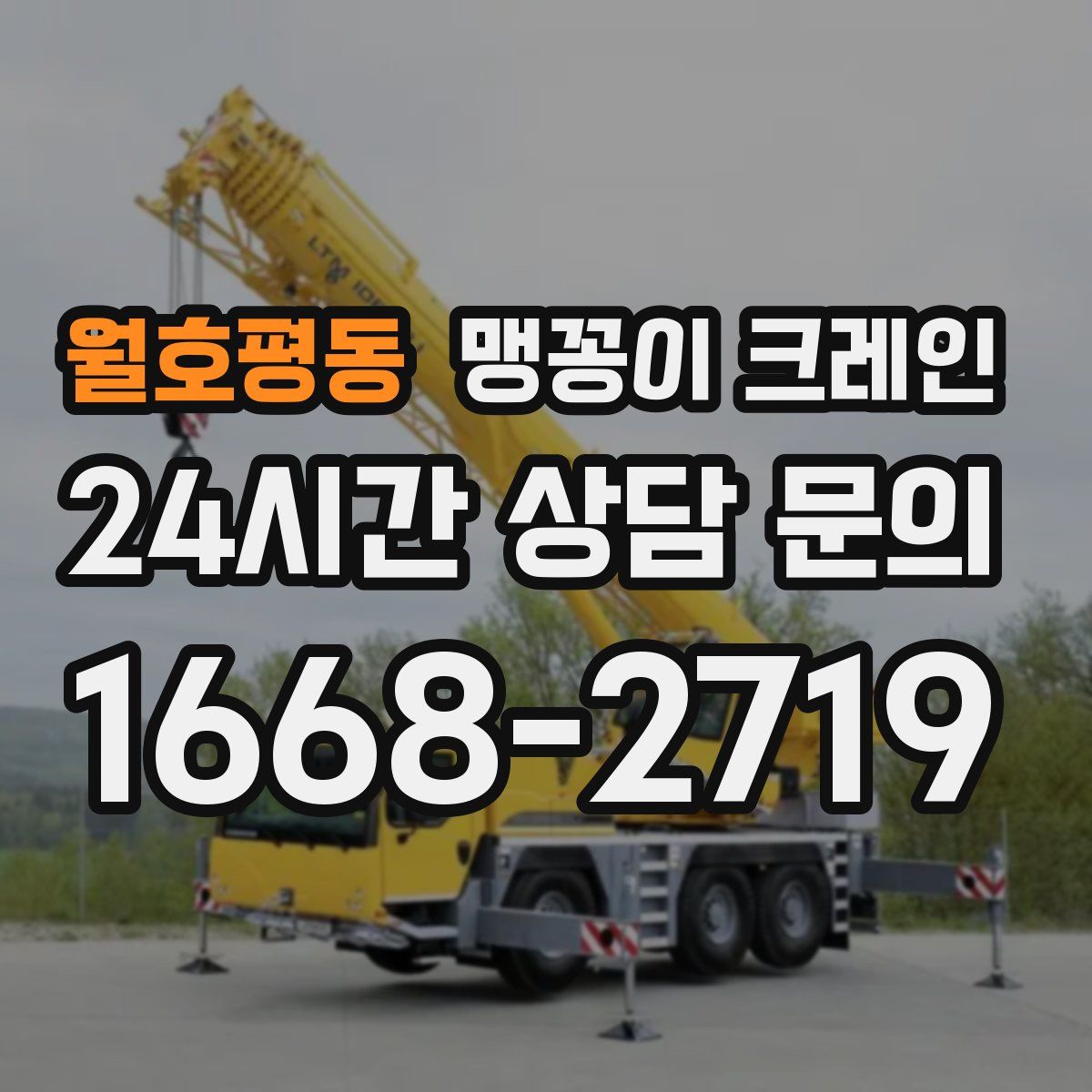 월호평동 맹꽁이 크레인
