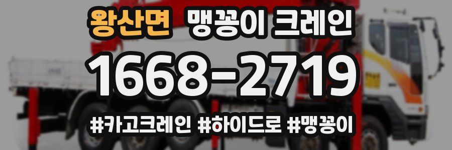 왕산면 맹꽁이 크레인