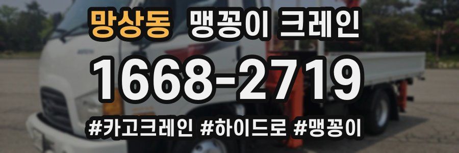 망상동 맹꽁이 크레인