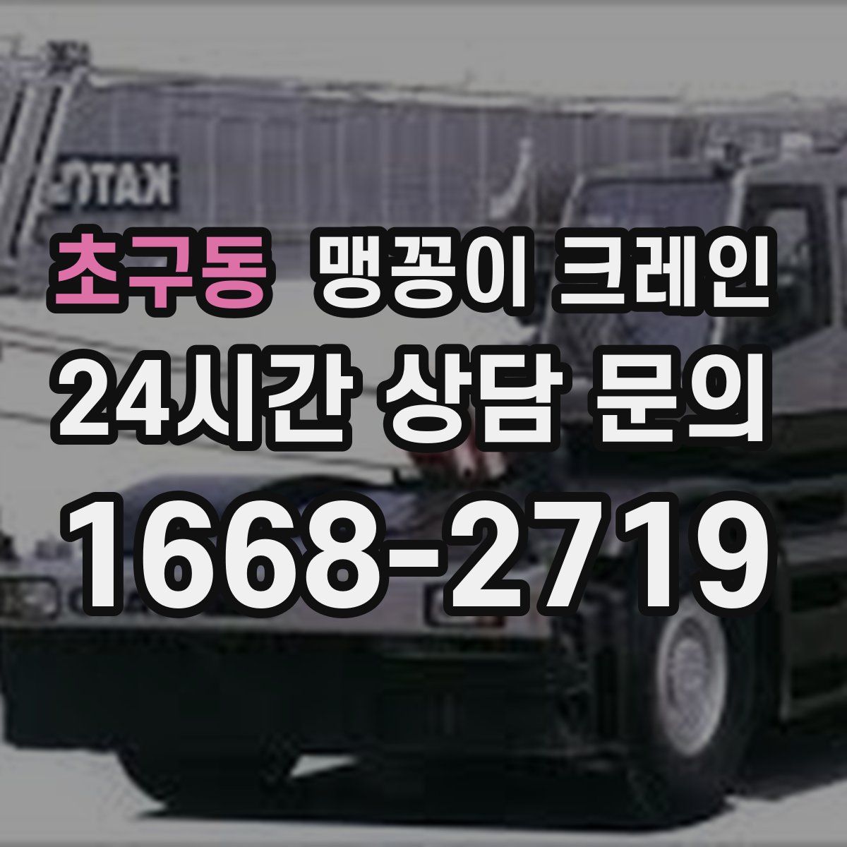 초구동 맹꽁이 크레인