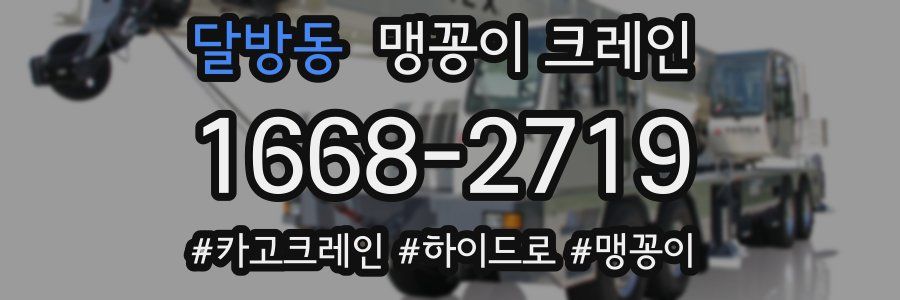 달방동 맹꽁이 크레인