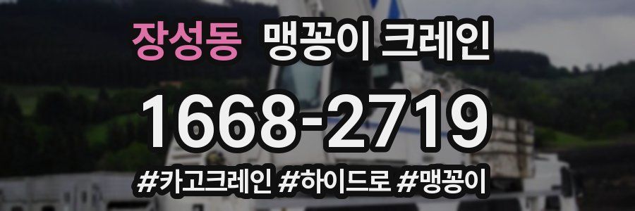 장성동 맹꽁이 크레인