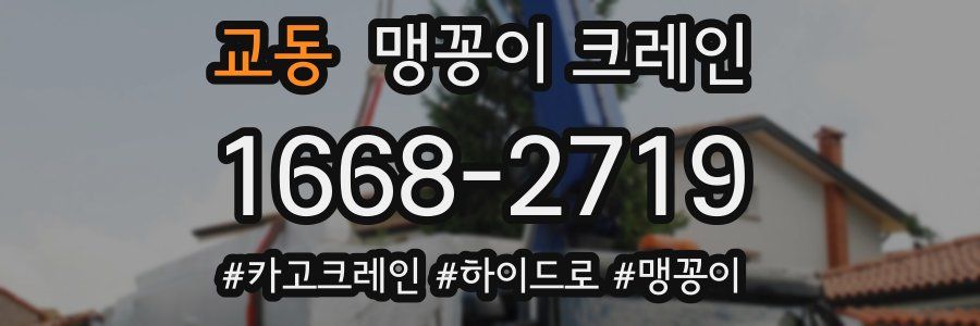 교동 맹꽁이 크레인