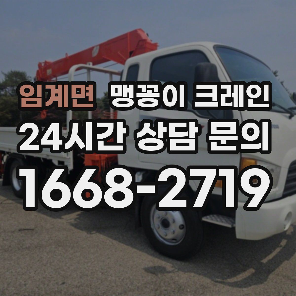 임계면 맹꽁이 크레인