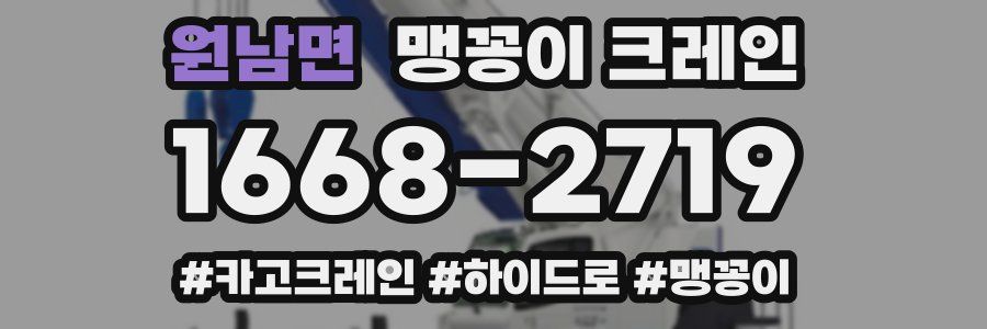 원남면 맹꽁이 크레인