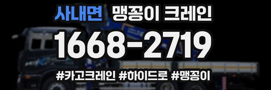 사내면 맹꽁이 크레인