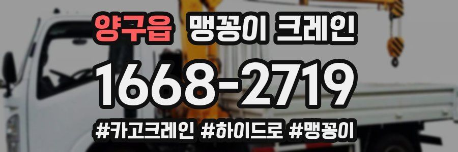 양구읍 맹꽁이 크레인