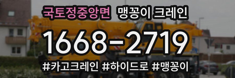 국토정중앙면 맹꽁이 크레인