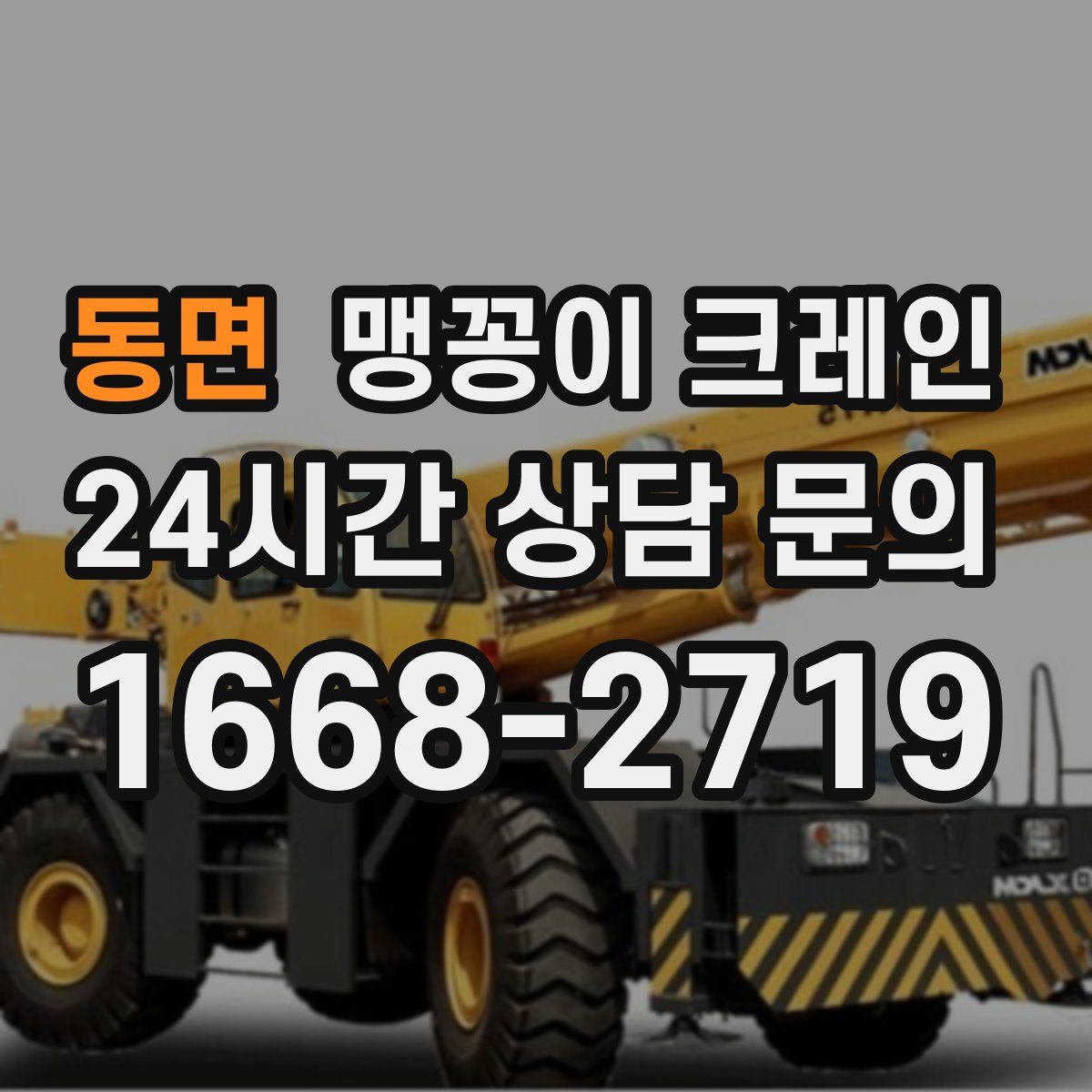 동면 맹꽁이 크레인