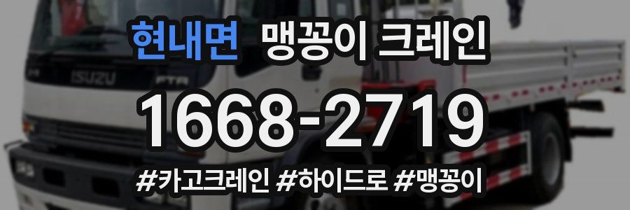 현내면 맹꽁이 크레인