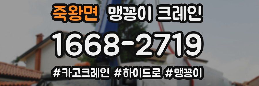 죽왕면 맹꽁이 크레인