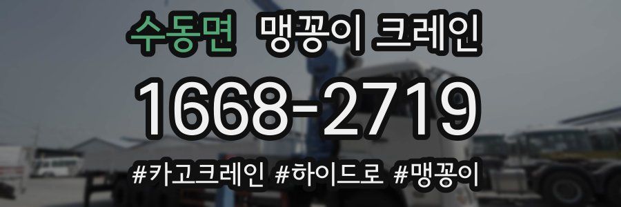 수동면 맹꽁이 크레인