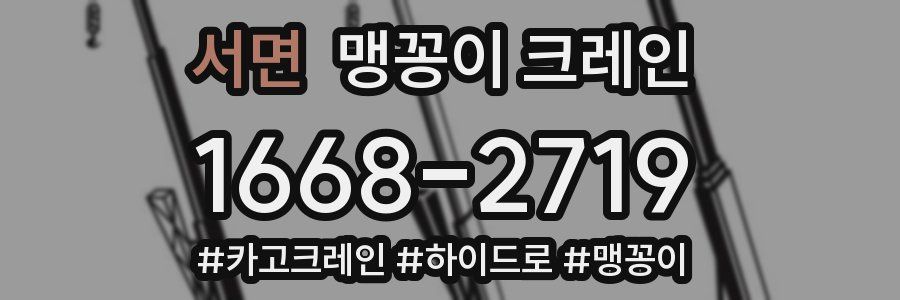 서면 맹꽁이 크레인
