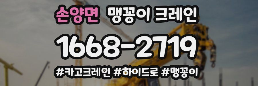 손양면 맹꽁이 크레인