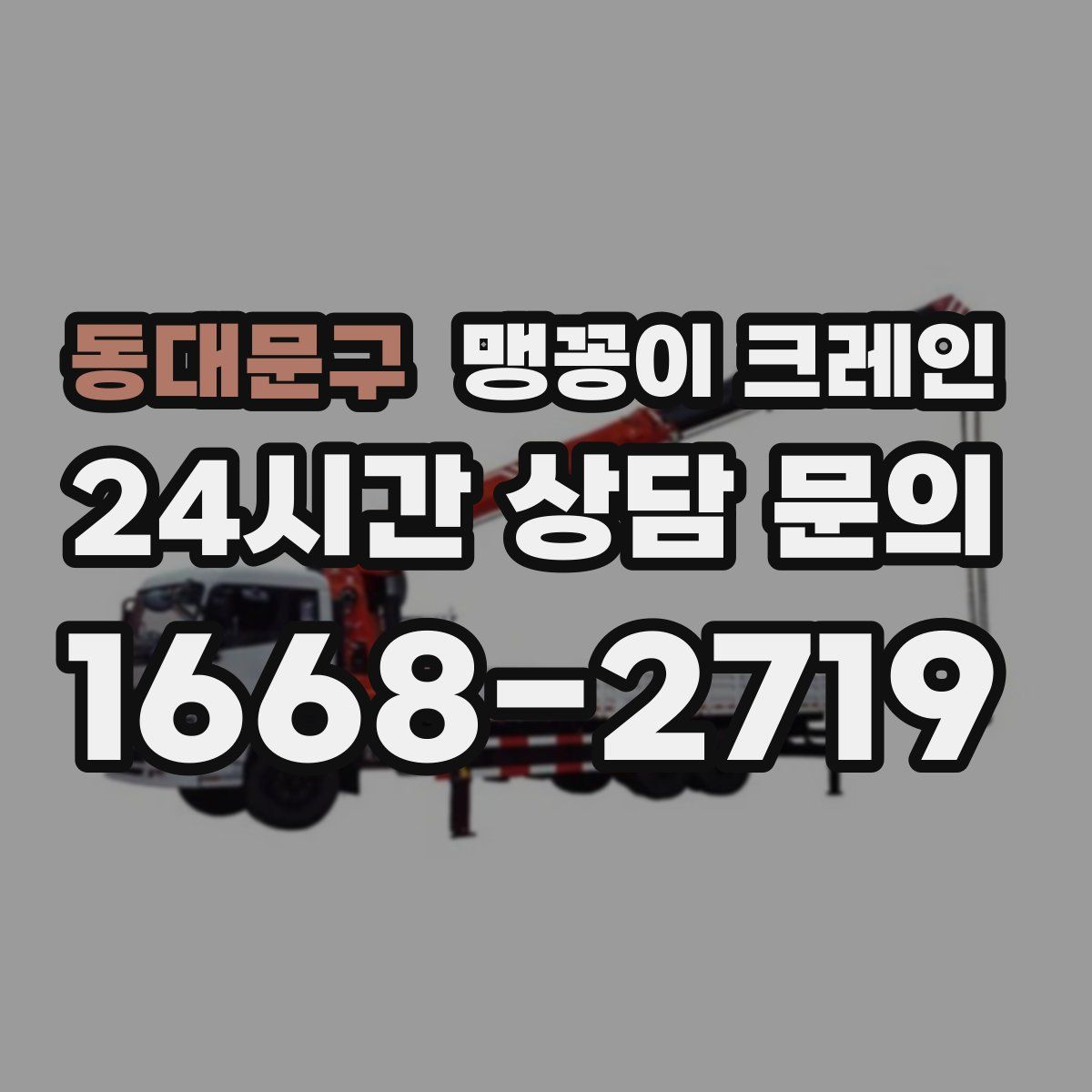 동대문구 맹꽁이 크레인