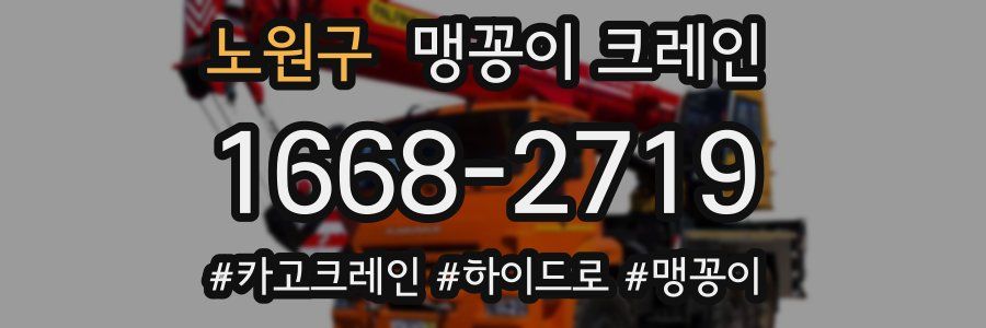 노원구 맹꽁이 크레인