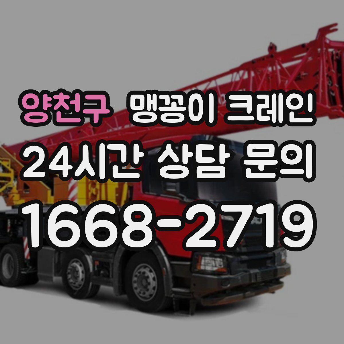 양천구 맹꽁이 크레인
