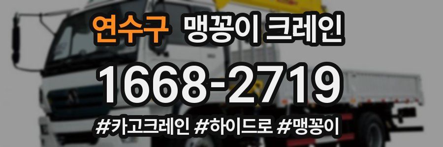 연수구 맹꽁이 크레인