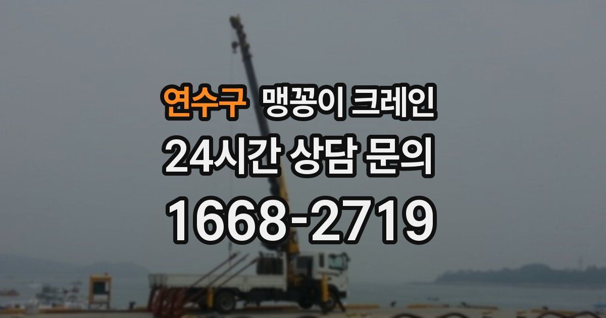 연수구 맹꽁이 크레인