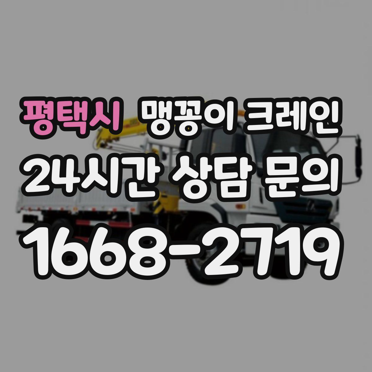 평택시 맹꽁이 크레인