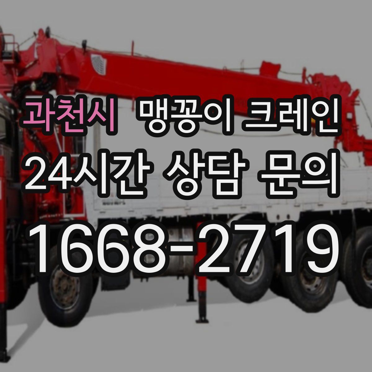 과천시 맹꽁이 크레인