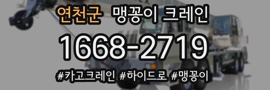 연천군 맹꽁이 크레인