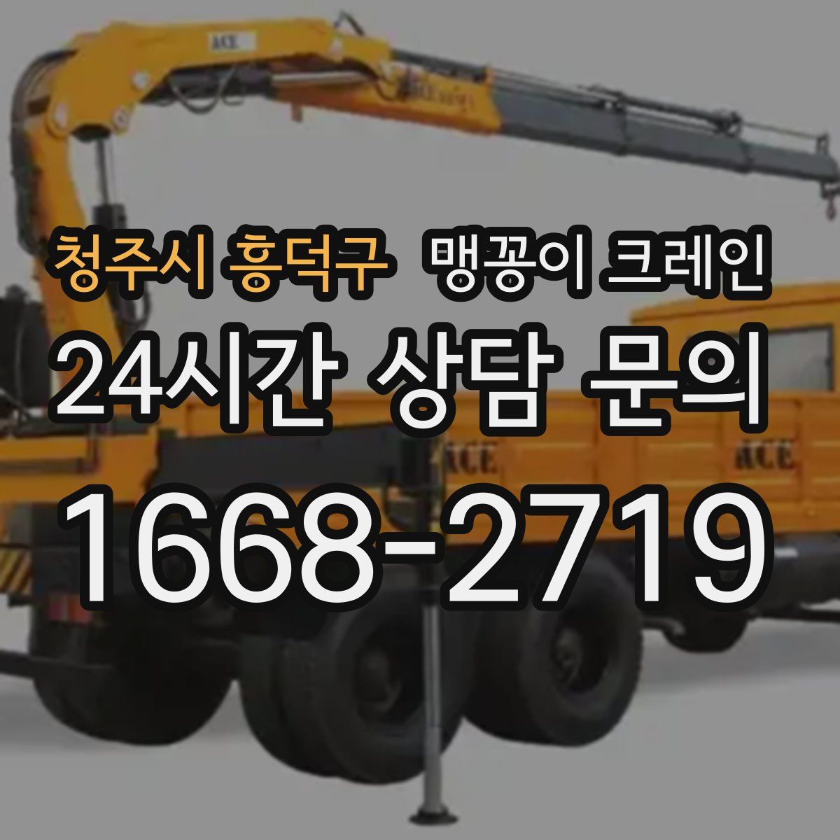 청주시 흥덕구 맹꽁이 크레인