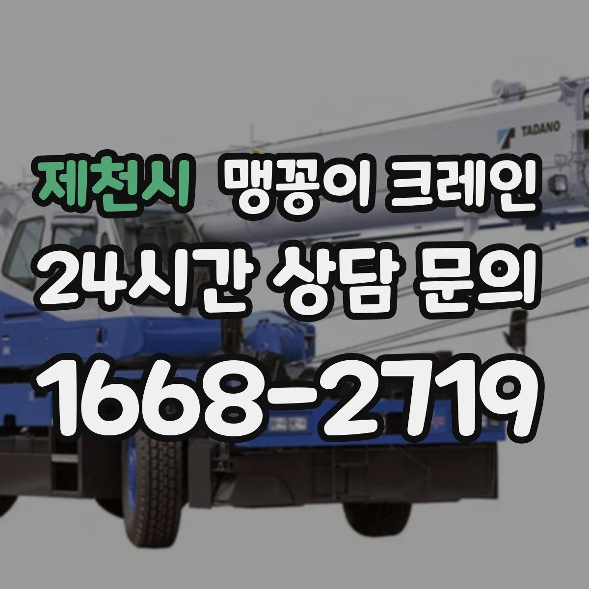 제천시 맹꽁이 크레인