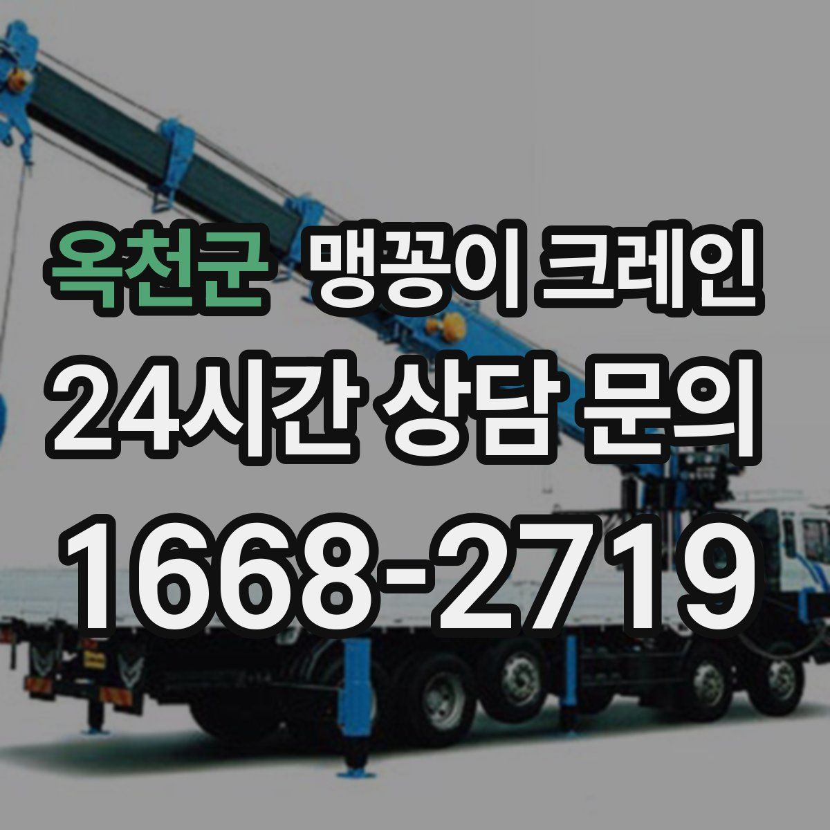 옥천군 맹꽁이 크레인