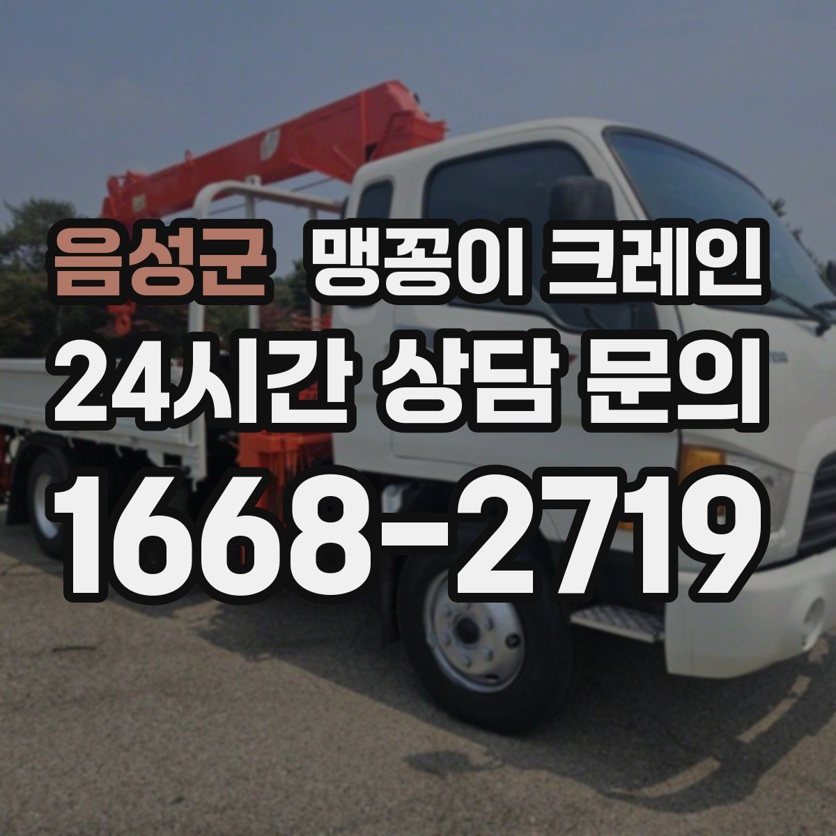 음성군 맹꽁이 크레인 비용을 좌우하는 핵심 요소 5가지
