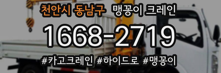 천안시 동남구 맹꽁이 크레인