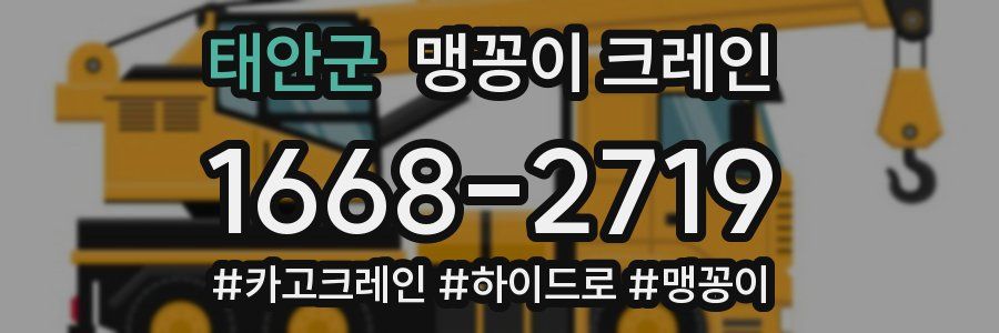 태안군 맹꽁이 크레인