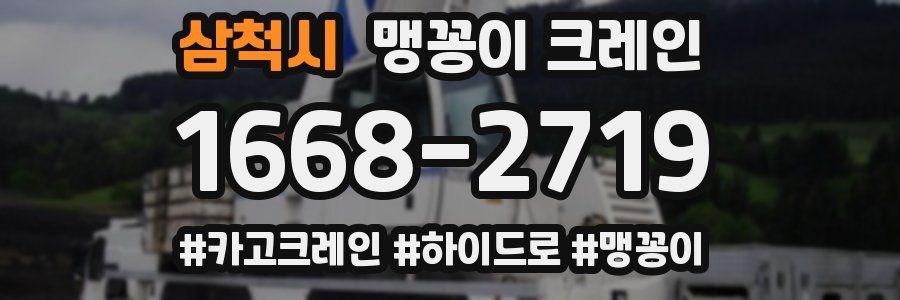 삼척시 맹꽁이 크레인