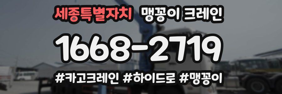 세종특별자치 맹꽁이 크레인