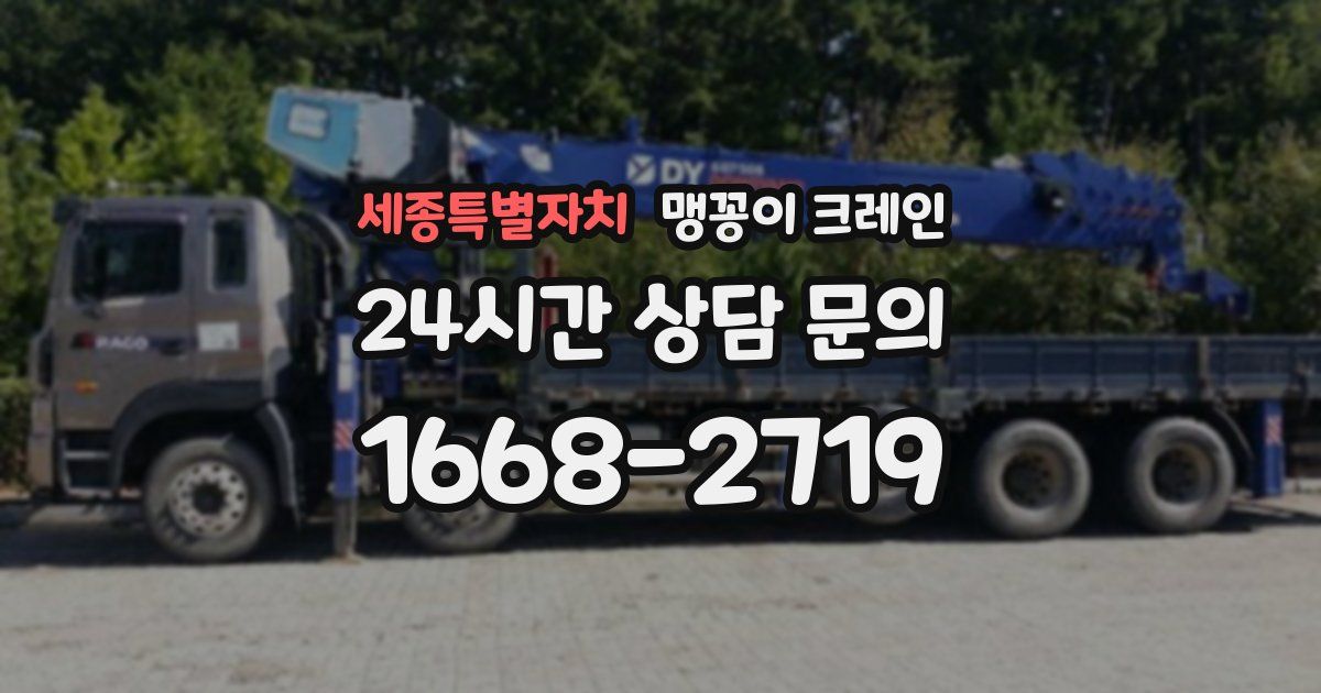 세종특별자치 맹꽁이 크레인