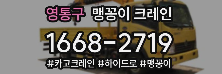 영통구 맹꽁이 크레인