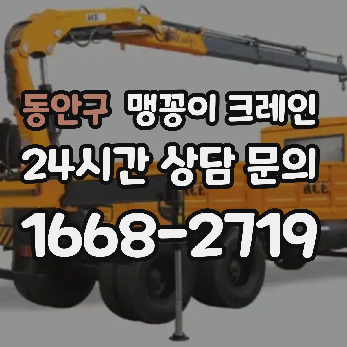 동안구 맹꽁이 크레인