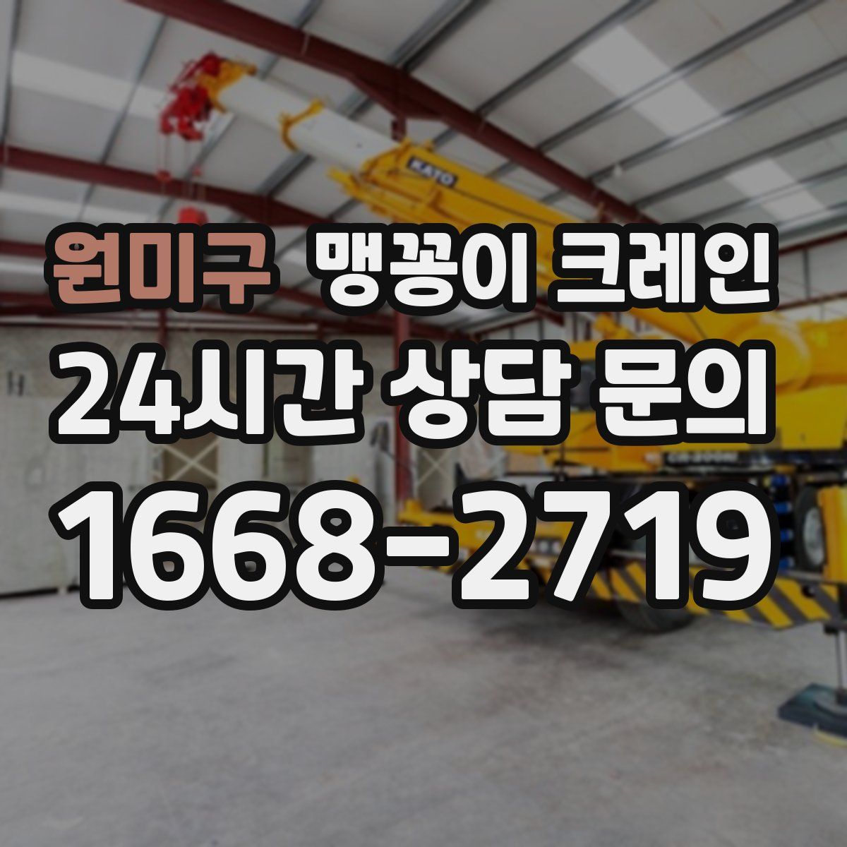 원미구 맹꽁이 크레인