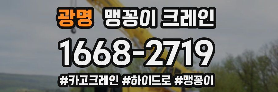 광명 맹꽁이 크레인