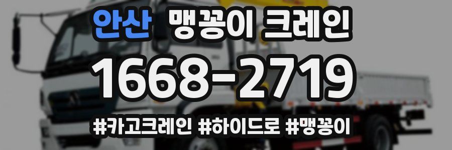안산 맹꽁이 크레인