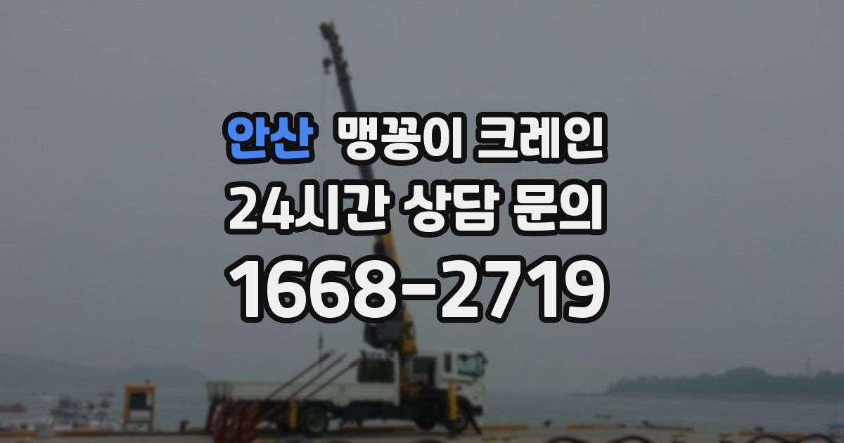 안산 맹꽁이 크레인