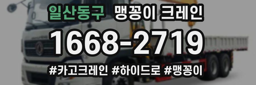 일산동구 맹꽁이 크레인