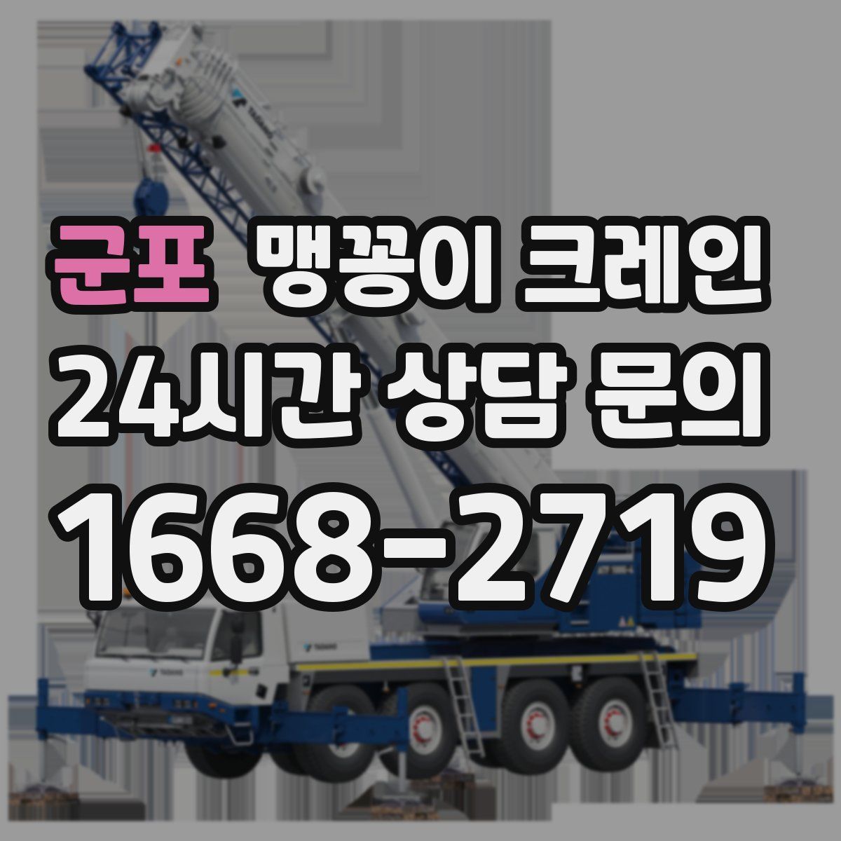 군포 맹꽁이 크레인